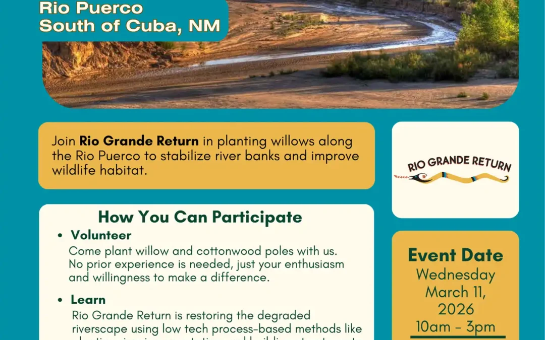 Volunteer Willow Planting Day March 26 2026